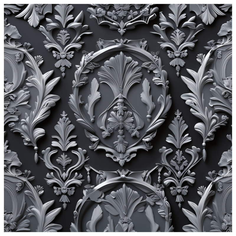 Rideaux de douche Ornate, 70in W x 72in H