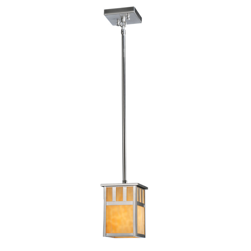 1 - Light Silver Single Pendant