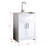 24In White Paint Free Laundry Tub Cabinet W/ Stainless Steel Combo(Update)