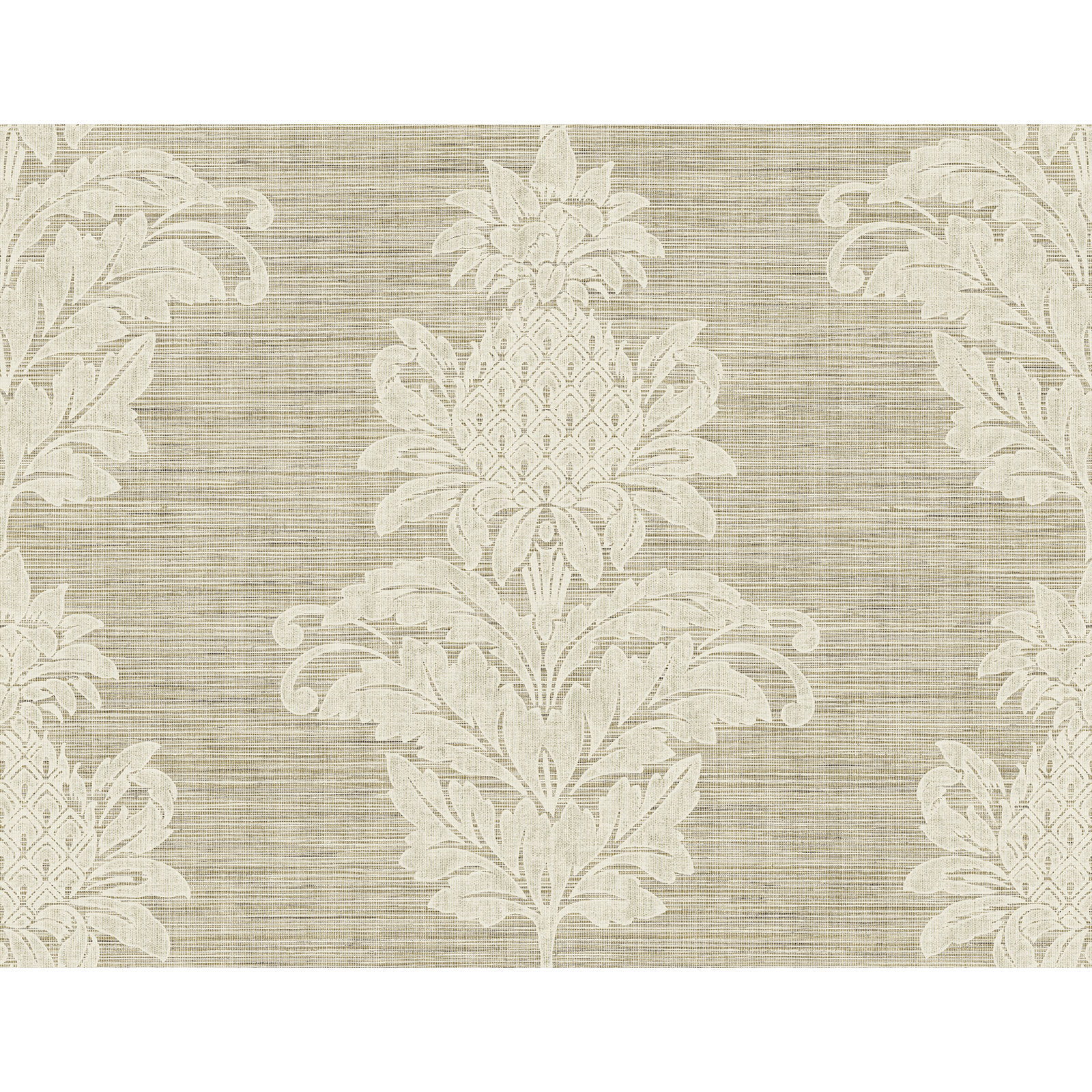 Tefft Floral Wallpaper, Brown