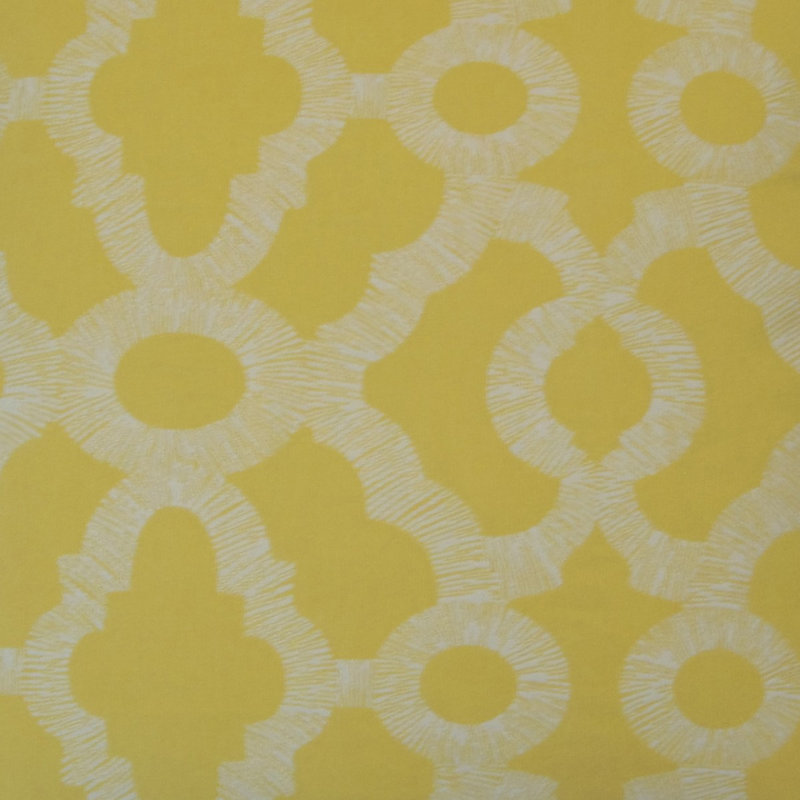 Nojus Geometric Square Pillow Cover & Insert, Height(18") x Width(18"), Daffodil