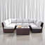 Fully Assembled 4-Piece Outdoor Wicker Seating Set With Cushions