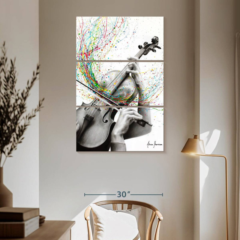 Abarca The Violin Solo, 65" H x 42" W