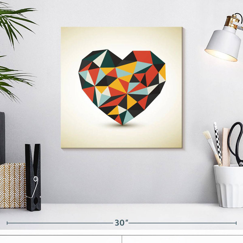 Hardie Abstract Heart, 16" H x 16" W