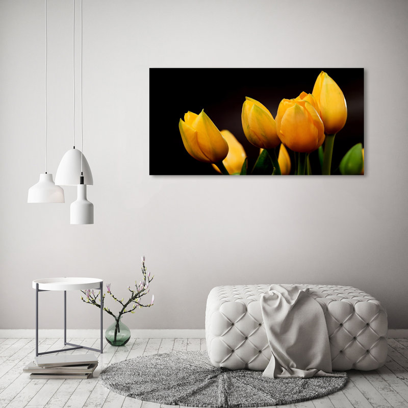 Yellow Tulips - Wrapped Canvas Print
