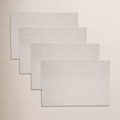 Classic Stitched Plaid Placemat (Set of 4)