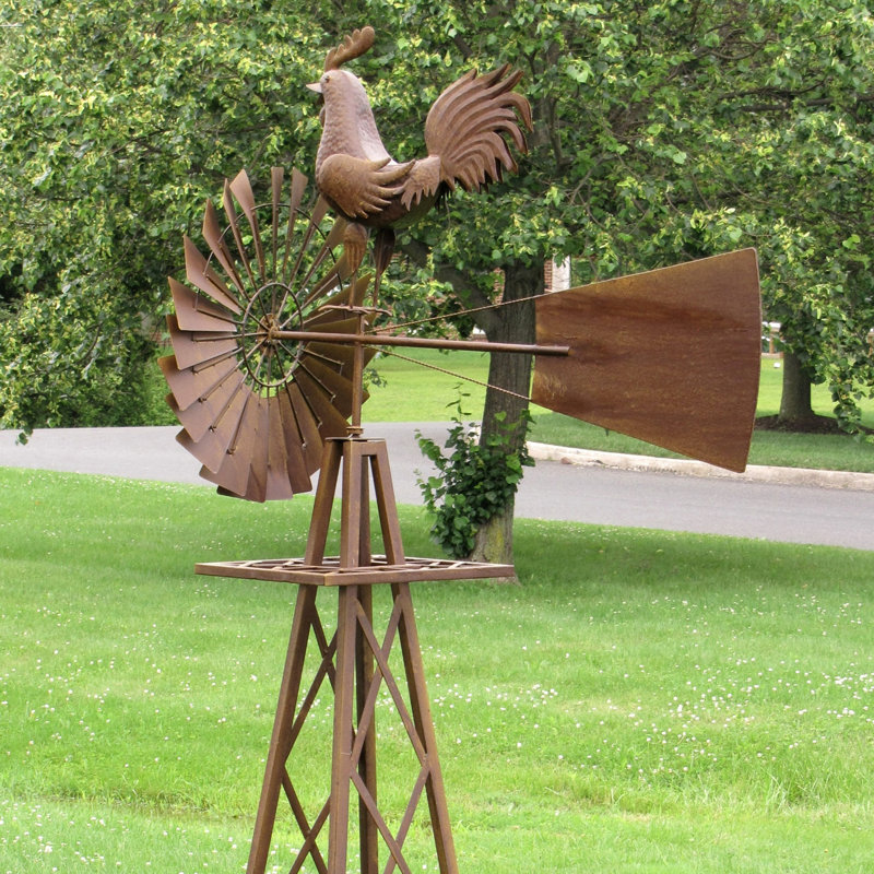 Metal Animals Windmill