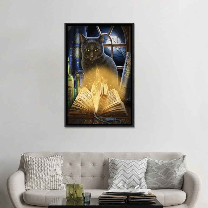 « plie », impression sur toile, H 26 po x l 18 po x P 1,5 po, Toile avec cadre noir, Pas de tapis