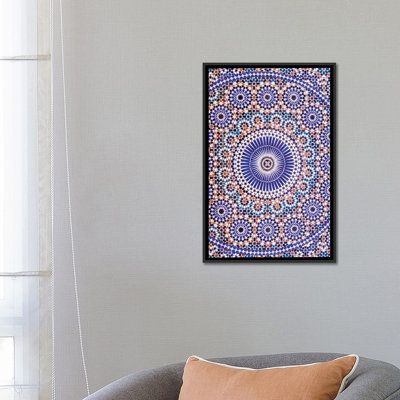 «Zellij Meknes Morocco», impression sur toile