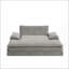 Chaise de lecture rembourrée moderne pour appartements