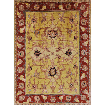 Tapis oriental rouge / jaune Dedalus