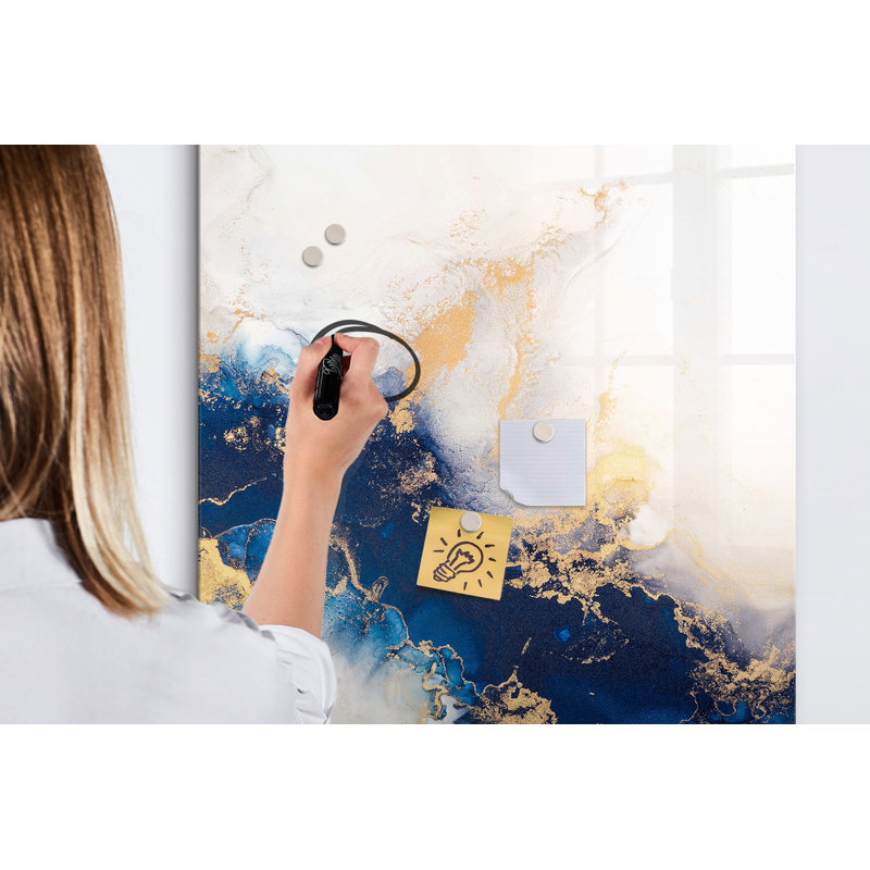 Magnetic Glass Photo Memo Board