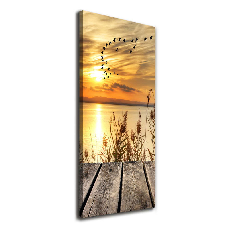 Sunset - Wrapped Canvas Print