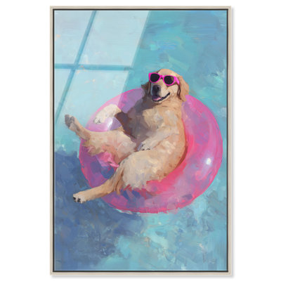 «Summer Soul II», reproduction murale encadrée pour animal de compagnie par Art Remedy, cadre argenté, 10 x 15