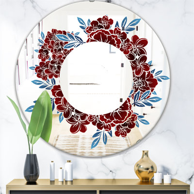 Miroir mural monochrome