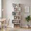 Geena 190.5cm H x 70cm W Geometric Bookcase-522843131