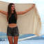 Serviette de plage en coton Astrea-69531109