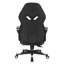 Inbox Zero Adjustable Reclining Ergonomic Swiveling PC & Racing Game Chair in Black-1665904869