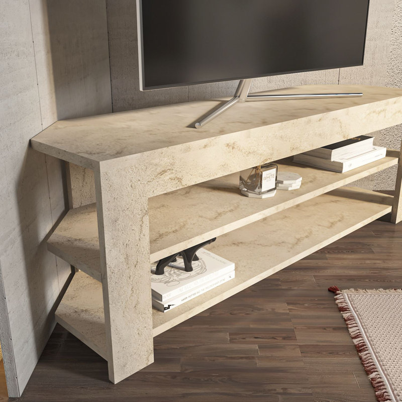 Meuble télé 47 po pour téléviseur de 50 po ou moins Uhrichsville, Cream