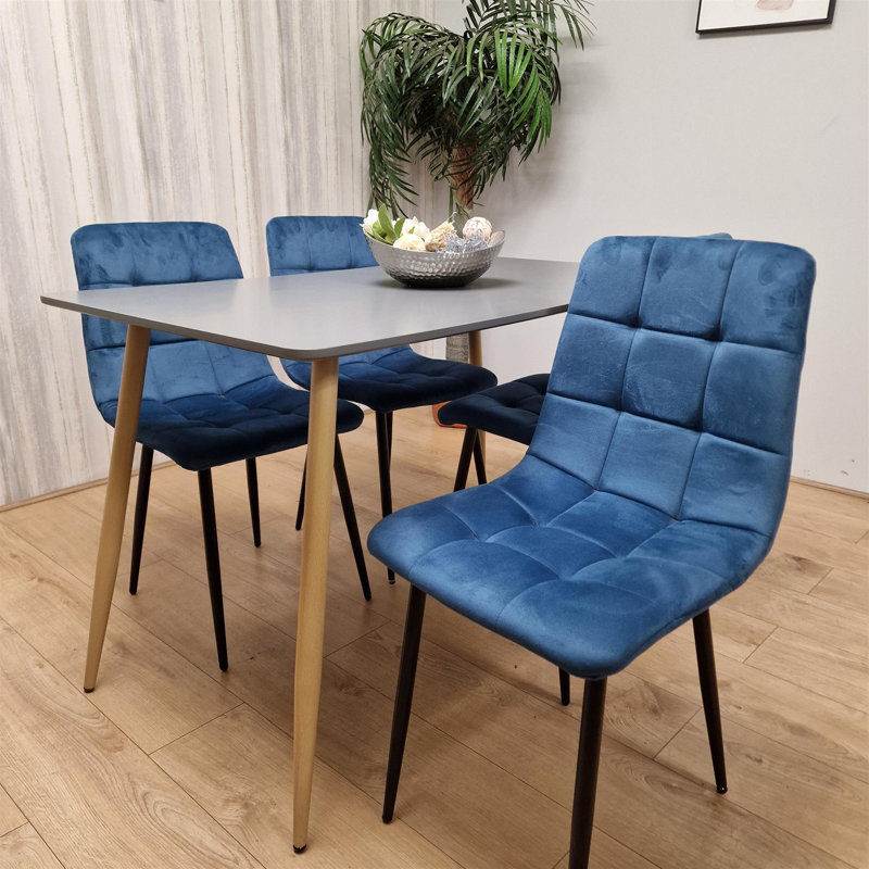 Satilla 4 - Person Dining Set, Grey