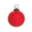Ornement boule en verre transparent