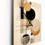 Cubisme beige Synergy - horloge murale moderne abstraite-905952058