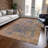 Machine Washable Indoor/Outdoor Xhevrie Navy Rug-1340848196