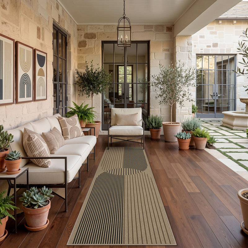 Tapis de sol antidérapant en jute tissé