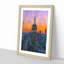 Empire State Building Sunset Framed Print-56852787-56852792