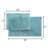 Luxury Microfiber Bath Rug Set - 20”X32”/23”X39”-2025358926