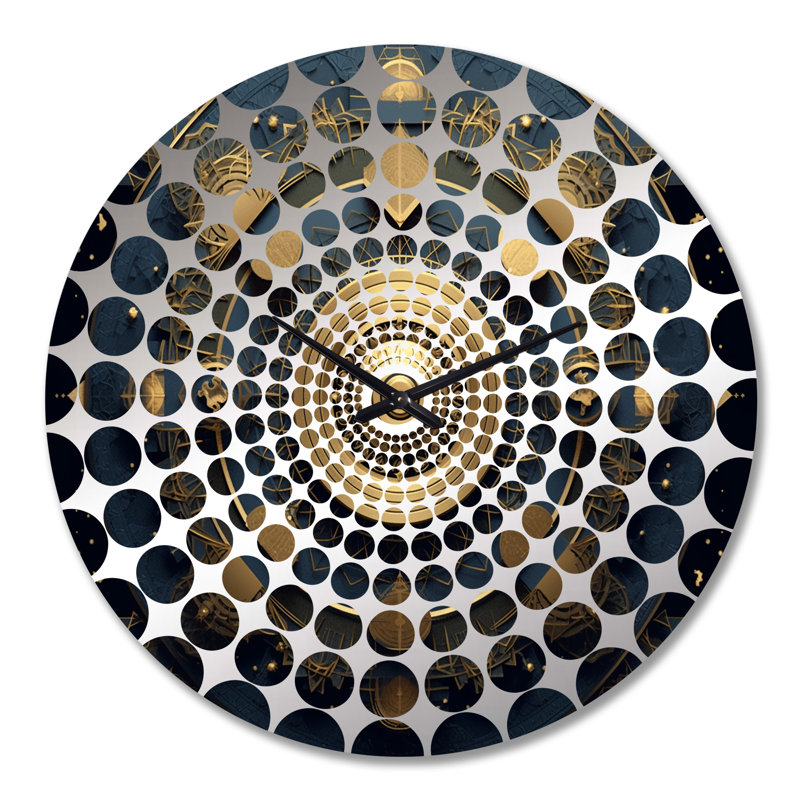 Horloge murale Natashua - Boho Mandala, Grand