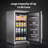 15 in. Built-In Beverage Refrigerator, 84-Can Undercounter Drink Cooler with Frost-Free Fan Cooling, 26.6°F–50°F Temperature Range, Stainless Steel Door, Front Vent, Lock and 3 Removable Shelves