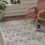 Tapis gris en laine tissé à la main Jacques-545988390