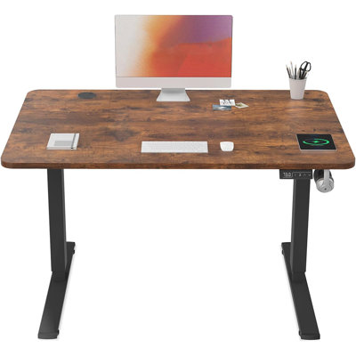 Alvana Adjustable Metal Base Standing Desk