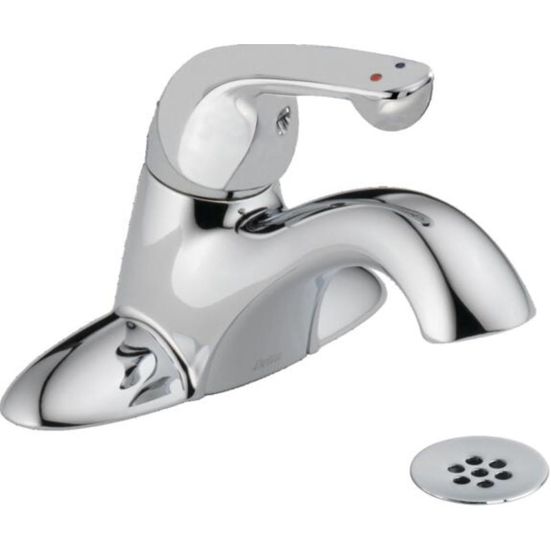 Robinet de salle de bain à ensemble central avec bonde