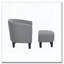 25.5" Wide Polyester Barrel Chair and Ottoman