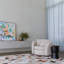 Cowhide Geometric Area Rug in Gray-749780014
