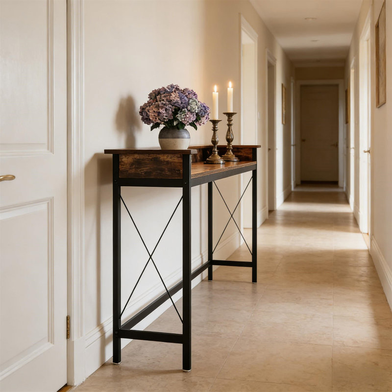 Table de canapé avec prise électrique
