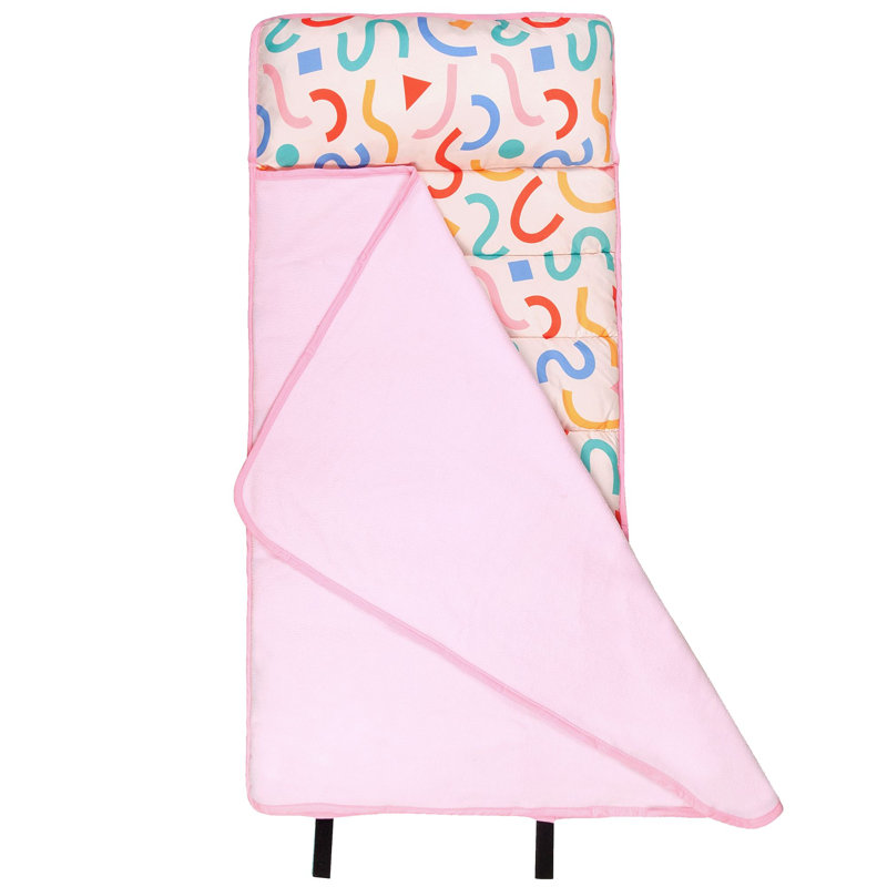 Tapis de sieste pour tout-petits Wildkin, Confetti pêche