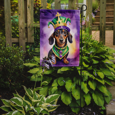 Drapeau de jardin double en polyester H 15,5 po x l 11,25 po