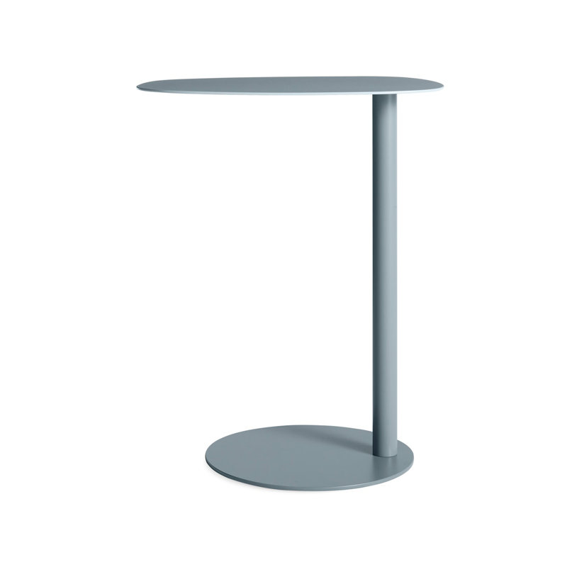Swole Single End Table, 25" H x 20" W x 15" D, Gray Blue