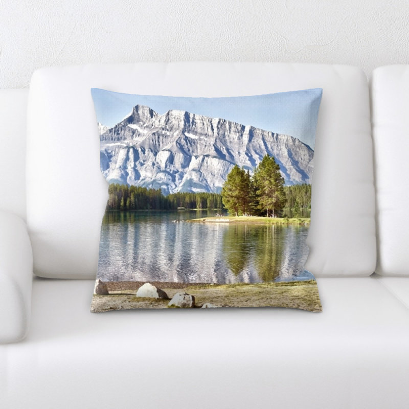Microsuede Reversible Throw Pillow