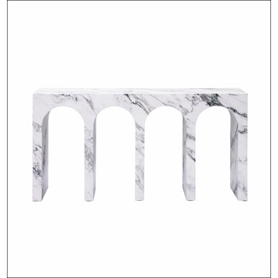 Fritzy Engineered Stone Console Table