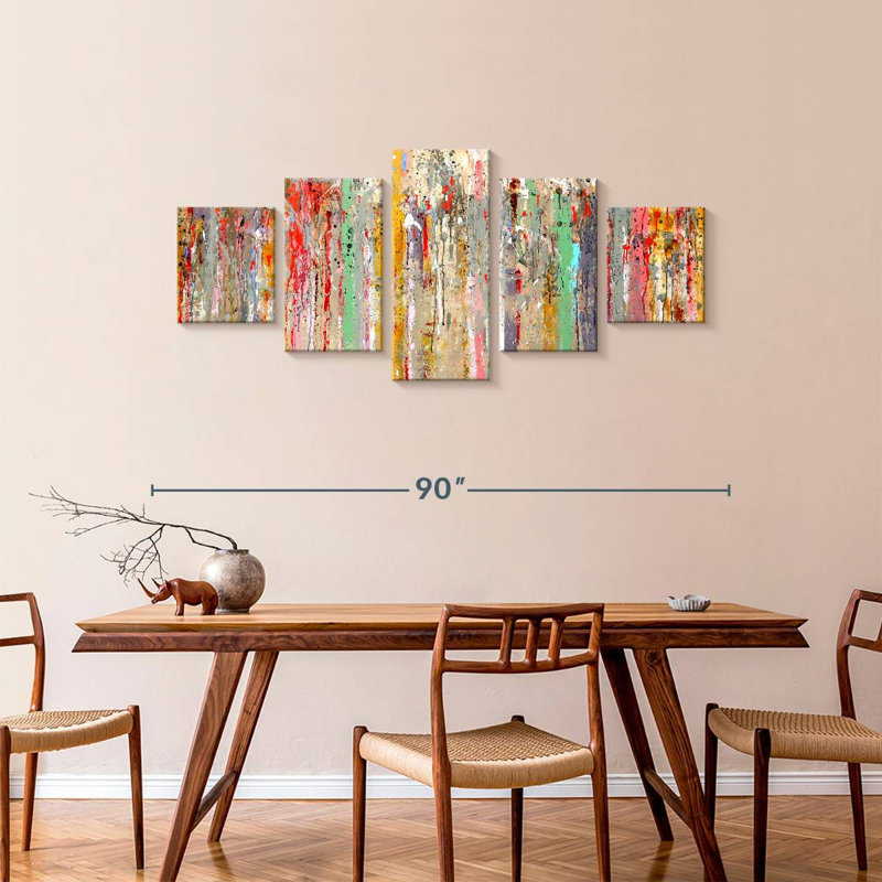 Vertical Reflections, 36" H x 80" W