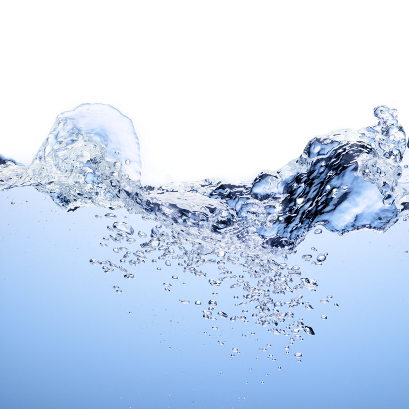 Water Wave 1 Piece Wrapped Canvas Wall Art, 91cm H x 91cm W x 3.8cm D