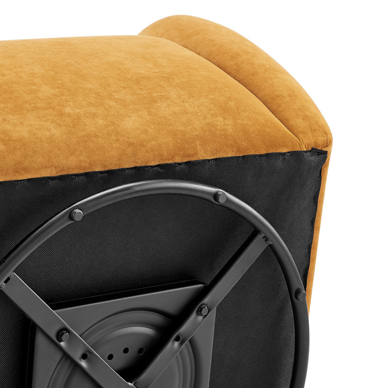 Mesrob Swivel Accent Arm Chair, Brown