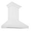 ZLINE 30 in. Wooden Wall Mount Range Hood in Shiplap Bright White Finish
