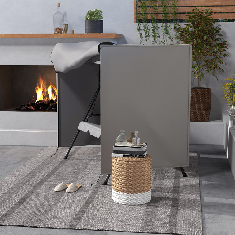 Patio Swing Chair Cover 3 Seater, 152cm H x 177cm W x 114cm D