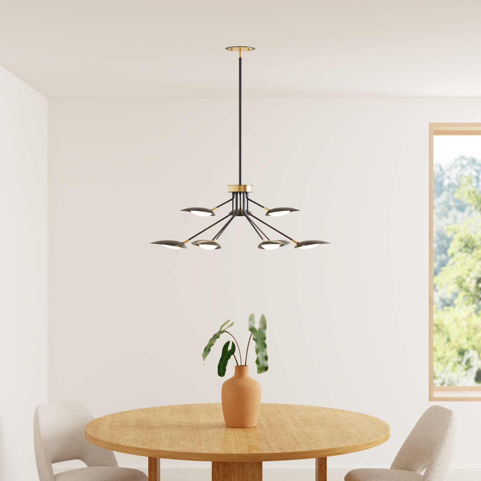 Cillian 9 - Light Dimmable LED Sputnik Chandelier
