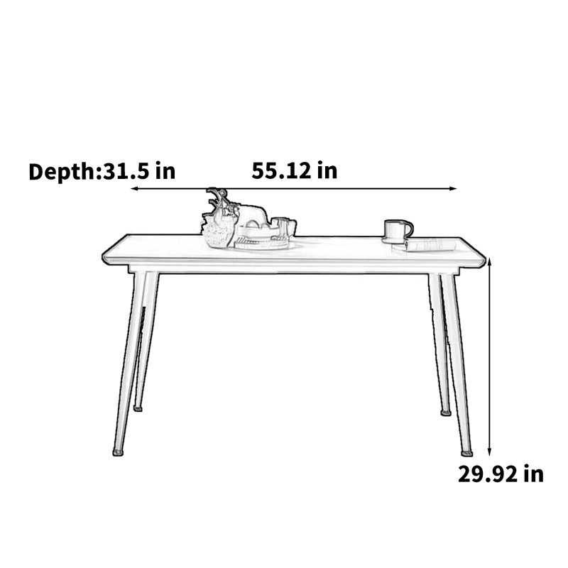Dawkins, 29.53"H x 55.12"L x 31.5"W